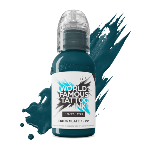 Dark Slate 1 v2 - 30 ml  - World Famous Limitless Tattoofarbe