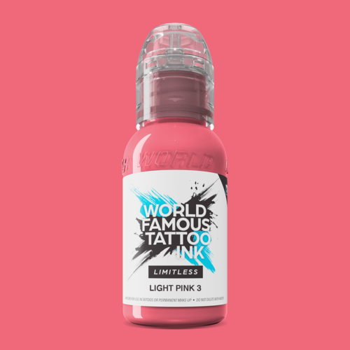 Light Pink 3 - 30 ml  - World Famous Limitless Tattoofarbe