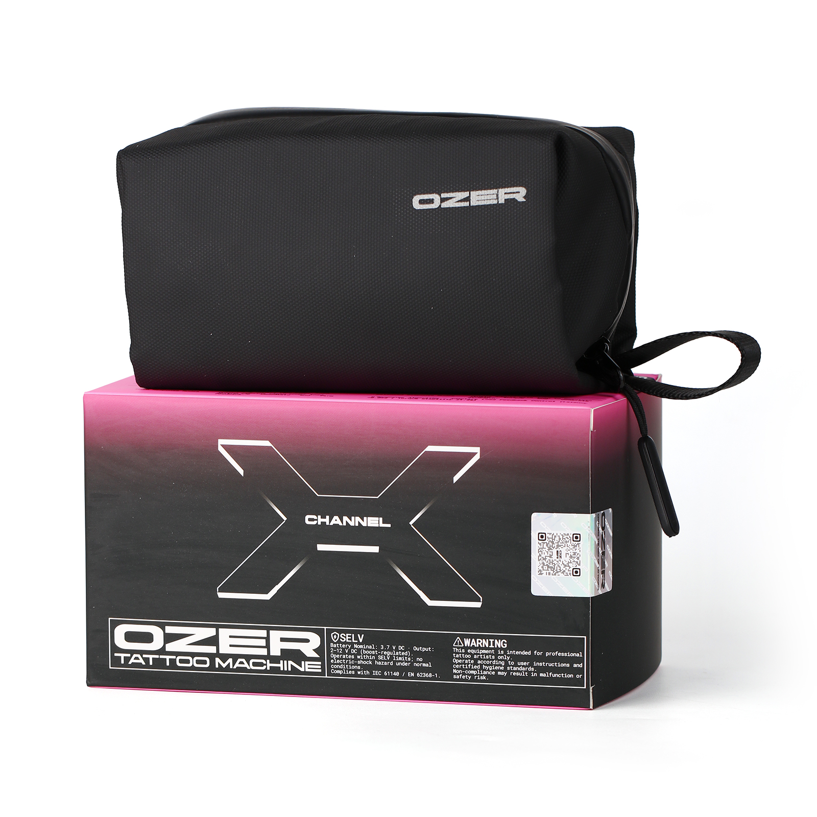 Ozer - X Channel Tattoo Maschine / pink / 4,2 mm Hub