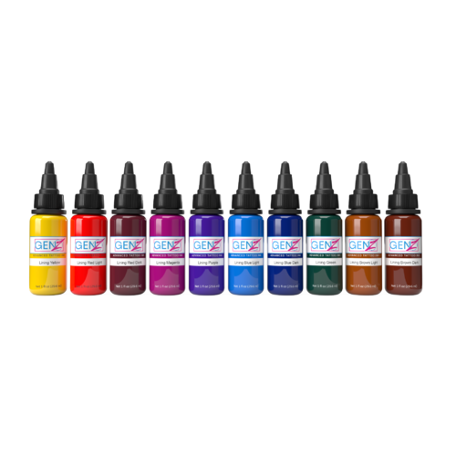 Intenze GEN-Z Intenze Color Lining Ink Set - 10 x 29,6 ml (1 oz)