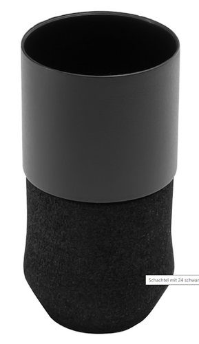 Einweggriff aus schwarzem Flux-Foam von FK Irons (klassisch)