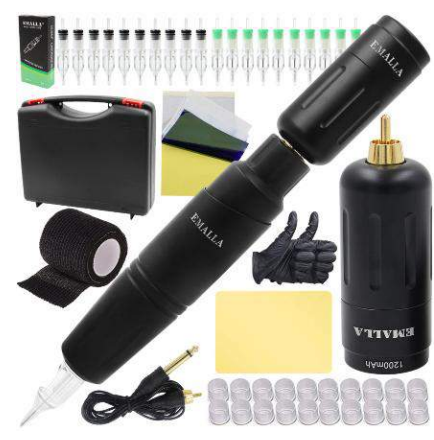 Emalla Starter Set / Koffer mit Maschine - Akku - Nadeln