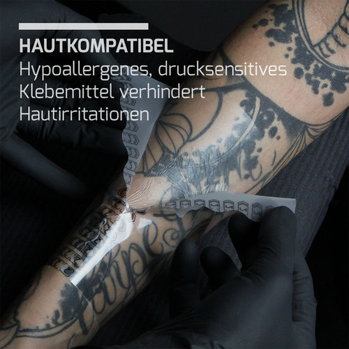 THE INKED ARMY - Lock Down - Atmungsaktiver Tattoo Film - Einzelrolle 15 cm x 10 m