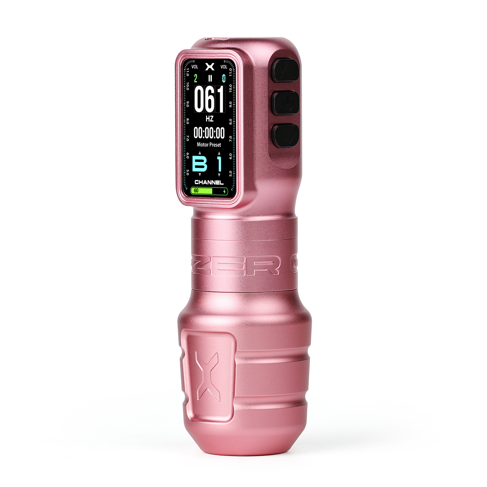Ozer - X Channel Tattoo Maschine / pink / 4,2 mm Hub