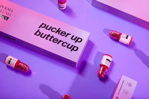 Pucker-Up Buttercup Lip Set - 8 x 15 ml - Perma Blend Luxe Ink