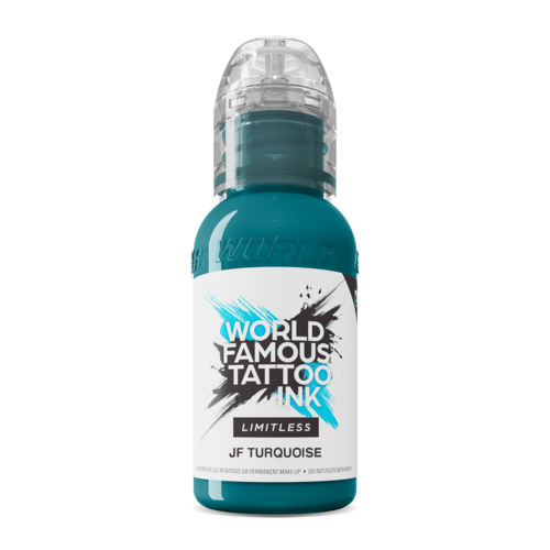 World Famous Limitless Tattoo Ink - JF Turquoise 30 ml Tattoofarbe
