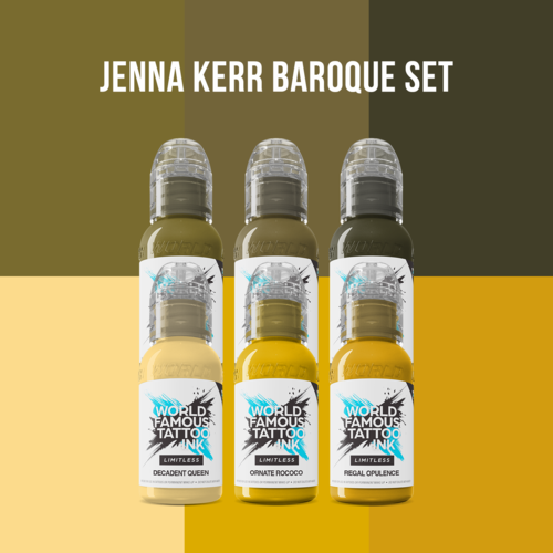 Jenna Kerr Baroque Set - 6x 30 ml - World Famous Limitless - Tattoofarbe