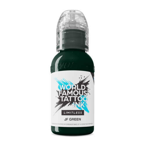 World Famous Limitless Tattoo Ink - JF Green 30 ml Tattoofarbe