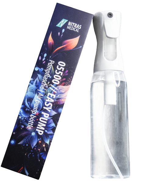 NITRAS EASY PUMP Air-Pump-Flasche, transparent