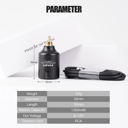 Dragonhawk Mast T1 battery pack- rosegold