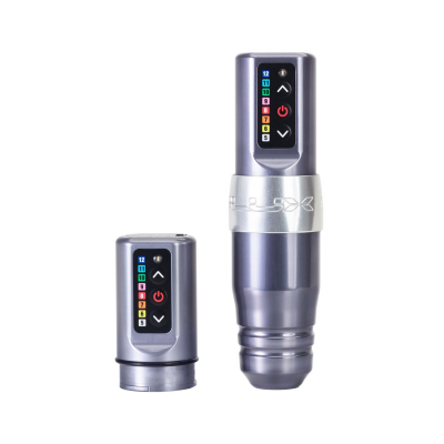 Spektra Flux S PMU Permanent Makeup Maschine mit zusätzlichem Powerbolt - Gunmetal