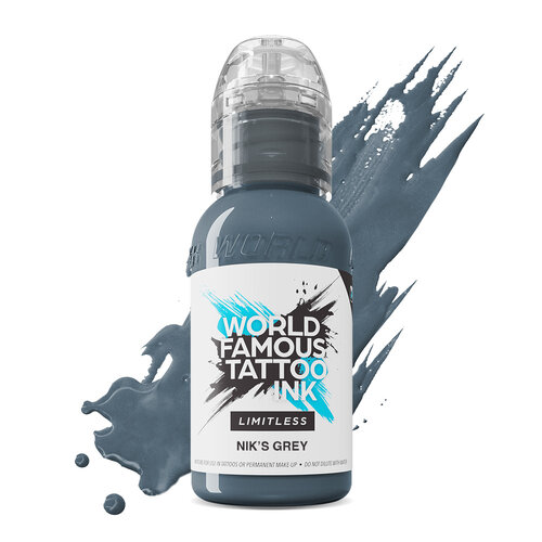 Niks Grey - 30 ml  - World Famous Limitless Tattoofarbe