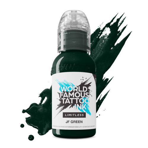 World Famous Limitless Tattoo Ink - JF Green 30 ml Tattoofarbe