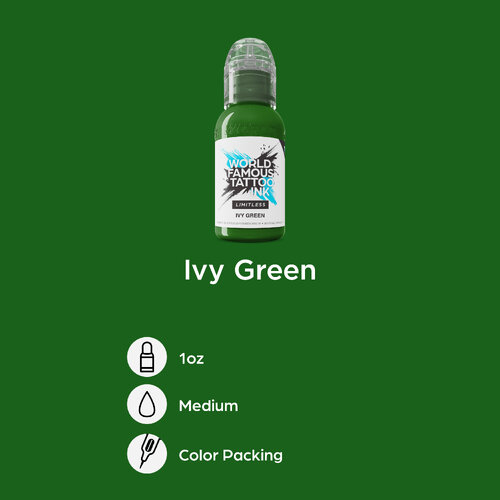 Ivy Green 30 ml  - World Famous Limitless Tattoofarbe