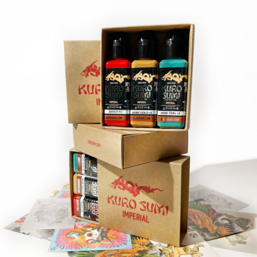 Kuro Sumi Imperial Tattoo Ink - Trad Mini Set - 3 x 44 ml