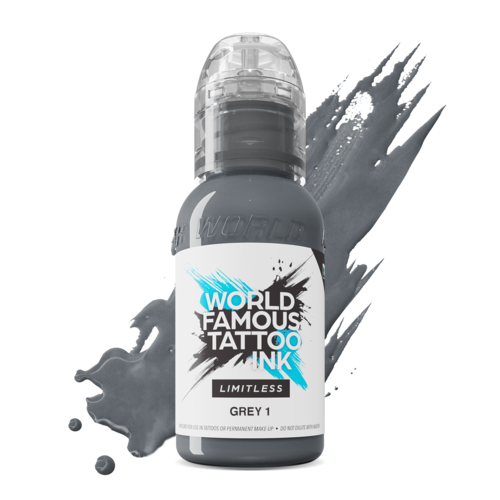Grey 1 - 30 ml  - World Famous Limitless Tattoofarbe
