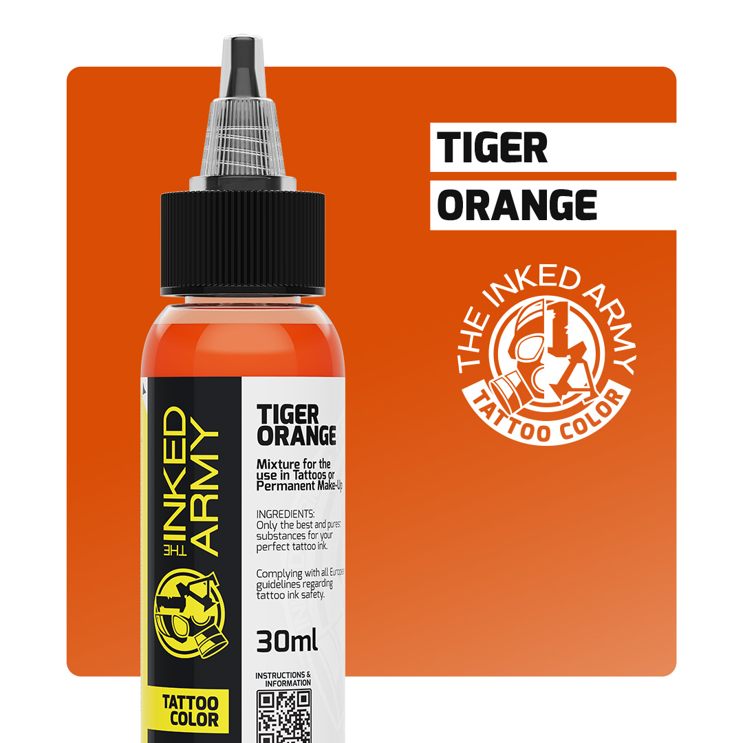 THE INKED ARMY - Tattoo Color - Tiger Orange