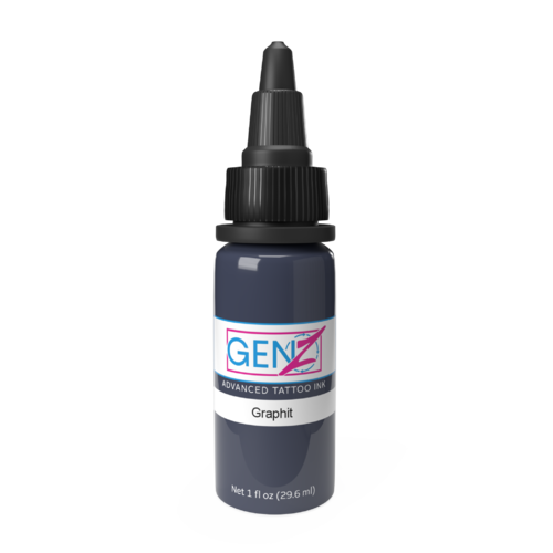 Intenze GEN-Z Power Grey - Graphit Tattoo Ink 29,6 ml