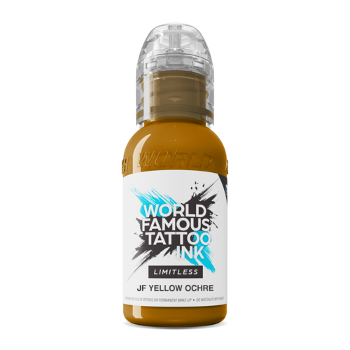 World Famous Limitless Tattoo Ink - JF Yellow Ochre 30 ml Tattoofarbe