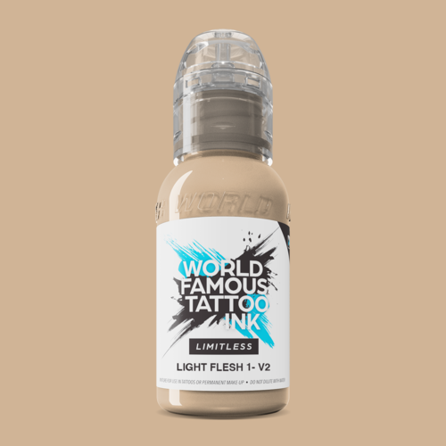 Light Flesh 1 v2- 30 ml  - World Famous Limitless Tattoofarbe