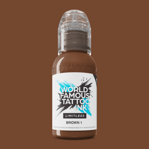Brown 1 -  30 ml  - World Famous Limitless Tattoofarbe