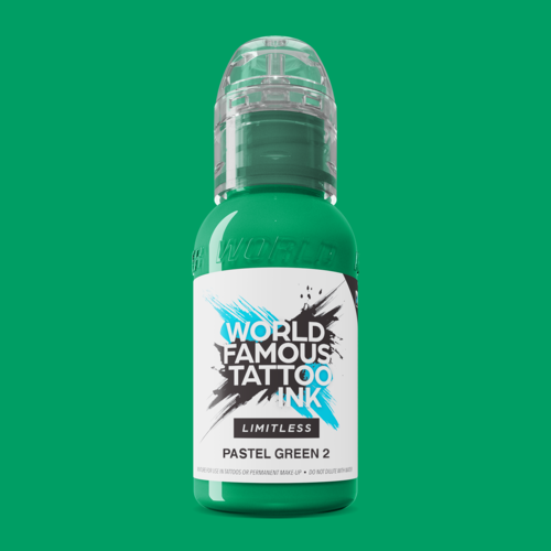 Pastel Green 2 - 30 ml  - World Famous Limitless Tattoofarbe