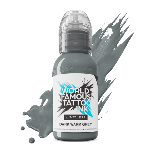 Dark Warm Grey - 30 ml  - World Famous Limitless Tattoofarbe