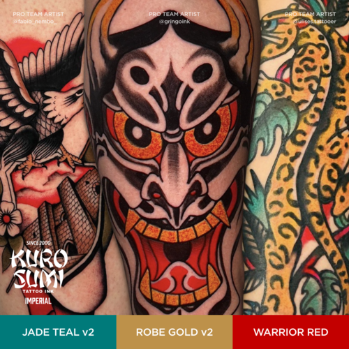 Kuro Sumi Imperial Tattoo Ink - Trad Mini Set - 3 x 44 ml