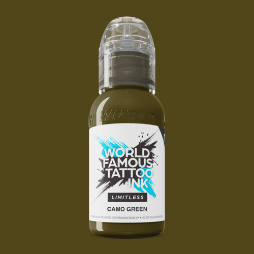 Camo Green - 30 ml  - World Famous Limitless Tattoofarbe