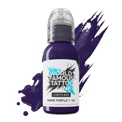 Dark Purple 1 v2 - 30 ml  - World Famous Limitless Tattoofarbe