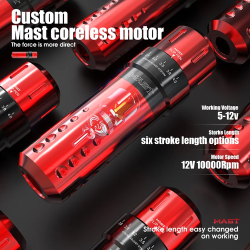 Dragonhawk Mast Flip 2.6-4.0mm- Farbverlauf lila