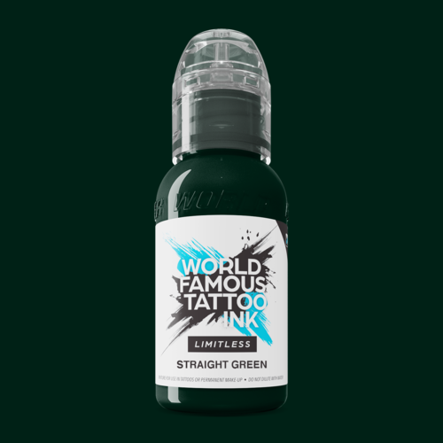 Straight Green - 30 ml  - World Famous Limitless Tattoofarbe