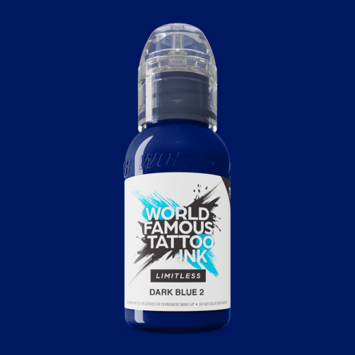 Dark Blue 2 V2 - 30 ml  - World Famous Limitless Tattoofarbe