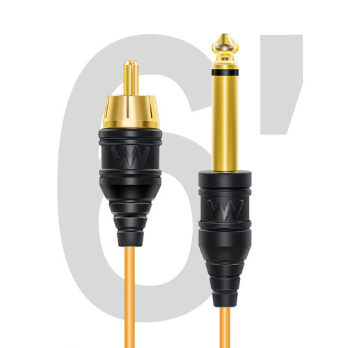 Emalla Silicone Tattoo Clip Cord 2m - orange