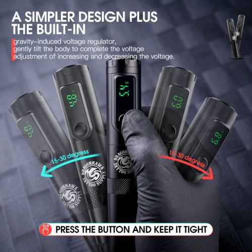 Dragonhawk X4 Wireless Pen in schwarz