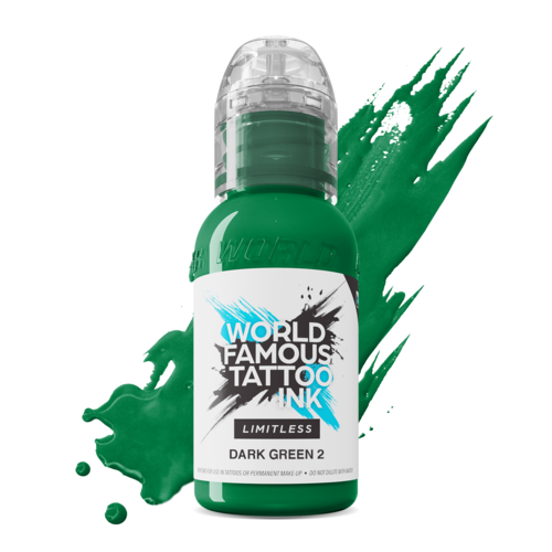 Dark Green 2 - 30 ml  - World Famous Limitless Tattoofarbe