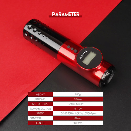 Dragonhawk MAST Archer Wireless Tattoo Pen 3,5 mm