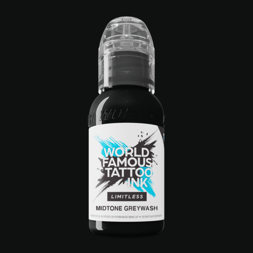 Midtone Grey Wash - 30 ml  - World Famous Limitless Tattoofarbe