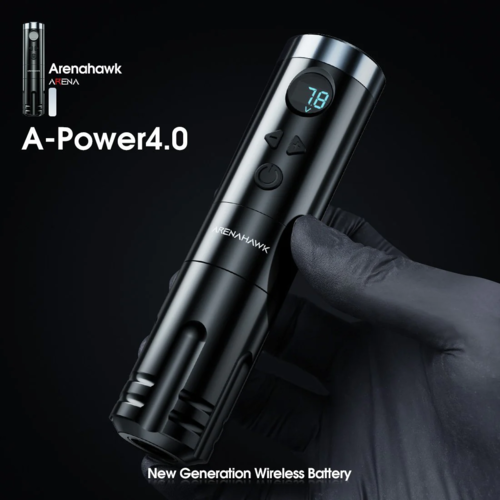 Arenahawk A-Power 4.0mm Stroke Length Wireless Rotary Tattoo Pen Machine