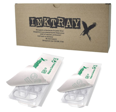 Inktray X - Biologisch Abbaubar 35 Inktray X Trays mit je 12 Farbbehältern