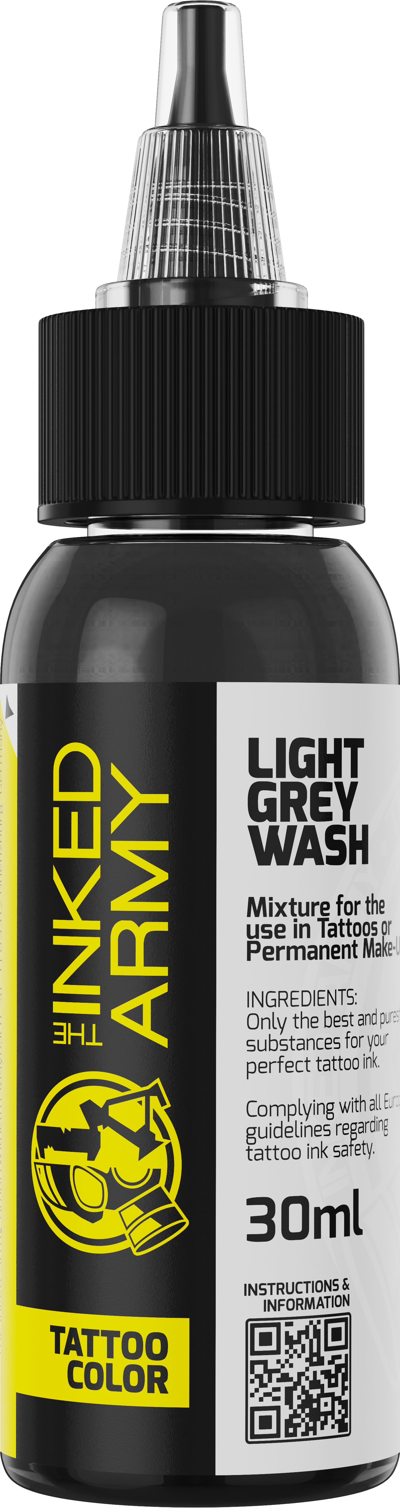 THE INKED ARMY - Tattoo Color - Grey Wash Set - 3 x 30 ml