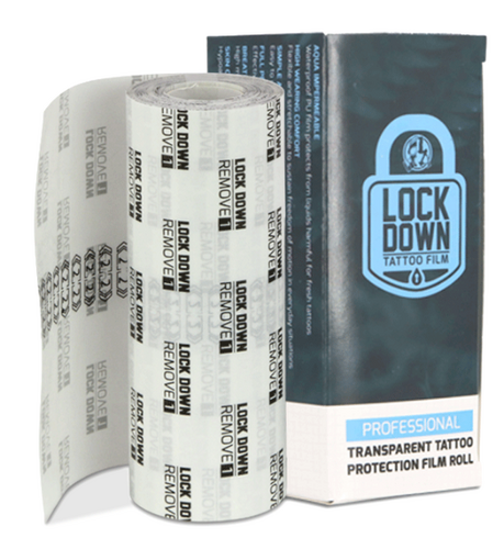 THE INKED ARMY - Lock Down - Atmungsaktiver Tattoo Film - Einzelrolle 15 cm x 10 m