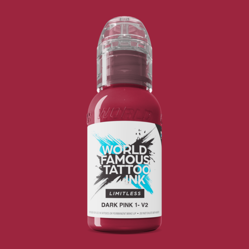 Dark Pink 1 v2 - 30 ml  - World Famous Limitless Tattoofarbe