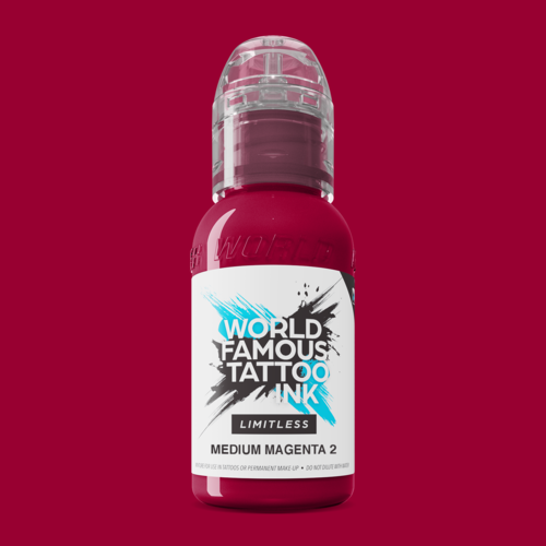 Medium Magenta 2 - 30 ml  - World Famous Limitless Tattoofarbe