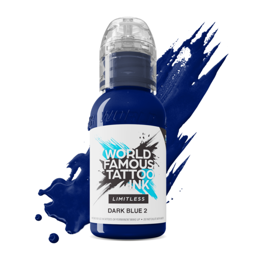 Dark Blue 2 V2 - 30 ml  - World Famous Limitless Tattoofarbe