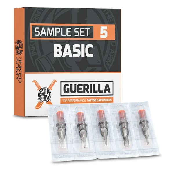 THE INKED ARMY - Guerilla Tattoo Nadelmodule - Sample Set BASIC 5 Cartridges