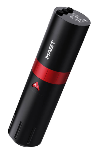 Mast Flip 2 - Pen mit 2 Akkus und RCA / verstellbarer Hub von  2.4 - 4.2 Tattoomaschine