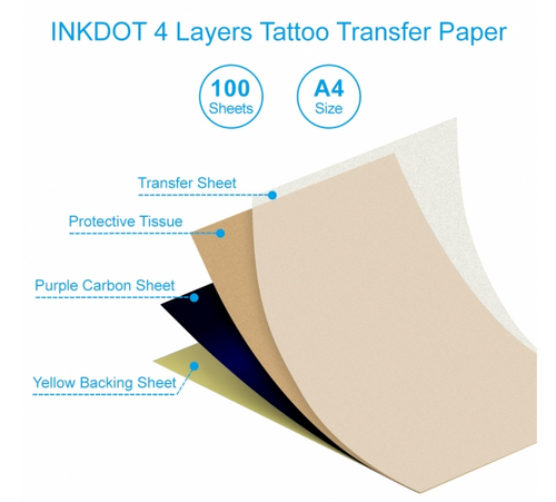 EMALLA INKDOT Stencil Papier / Thermo Transfer Papier 100 St.