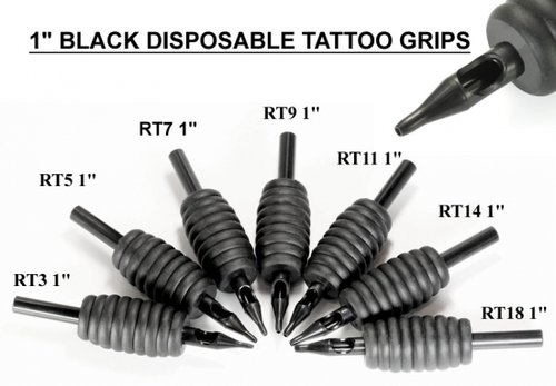 Einweggriffstücke Tubes schwarz - 20 St.