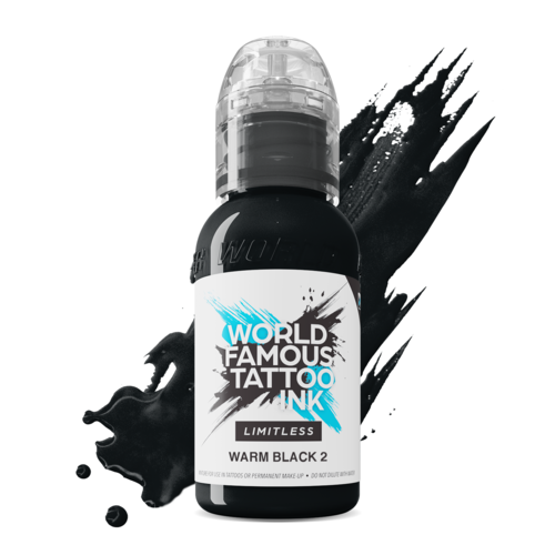 Warm Black 2 - 30 ml  - World Famous Limitless Tattoofarbe